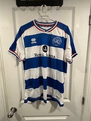 Mens Errea Queens Park Rangers 2018/2019 Soccer Football Jersey Size L