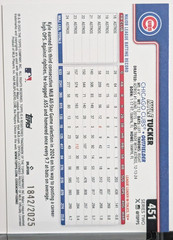 Kyle Tucker Gold #451 2025 Topps Series 2 Chicago Cubs LA Dodgers 1842 /2025