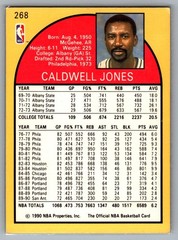 1990-91 NBA Properties Caldwell Jones [Base] Base Set