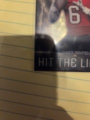 Topps 2025 Chrome Black Hit the Lights Baker Mayfield #HL-12 Superfractor 1/1