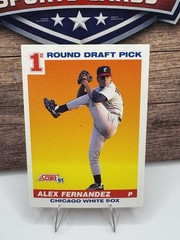 1991 Score 1st Round Pick Rookie Alex Fernandez Chicago Baseball #382