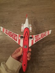 Boeing 727-100 Model With Alabama CRIMSON TIDE ADVERTISING