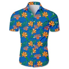 New York Basketball Team Knickss Hawaiian Button Down Shirt Unisex Adults S-5XL