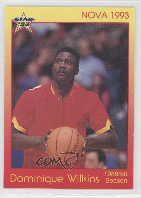 1993 Star Nova 1/500 Dominique Wilkins #103 HOF 0h4
