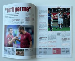 Francesco Totti Signed AS Roma Final Home Match Programme 28 May 2017 Autograph