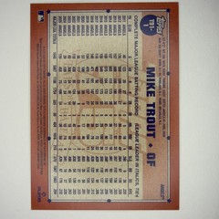 2026 Topps Series 1 #T91-1 Mike Trout 35th Anniversary Crackle card 1991 75th