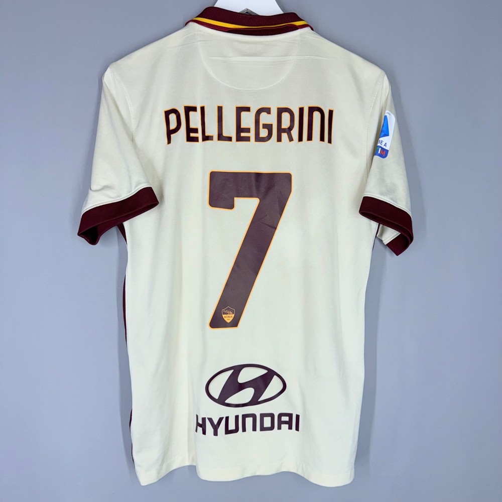 AS ROMA ITALY 2020/2021 AWAY FOOTBALL SHIRT NIKE SIZE M #7 PELLEGRINI