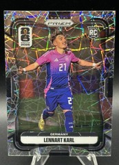 LENNART KARL 2026 Panini Prizm FIFA World Cup LAZER Prizm – Hanger Exclusive RC