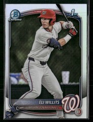 2025 Bowman Draft #BDC-1 Eli Willits Chrome Refractor
