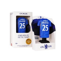 Chelsea Champions Metal Football Shirt Personalised 2025 Home Kit Alloy Shirt