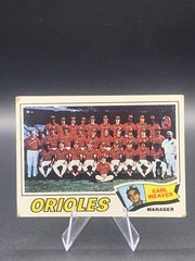 1977 Topps #546 Baltimore Orioles / Earl Weaver