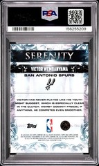 2025-26 Topps Chrome SY-1 Victor Wembanyama Serenity PSA 10 156255209