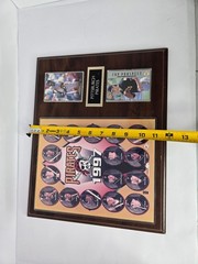 Pittsburgh Pirates Plaque 1997 Photo Collage 12×15 Al Martin & Mark Johnson Card