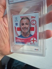 Leah Williamson Topps Women&rsquo;s UEFA Euro 2025 Sticker #254 Graded MGC 9