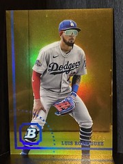 2022 Bowman Heritage Luis Rodriguez #BHPC-70 Chrome Yellow Refractor /75