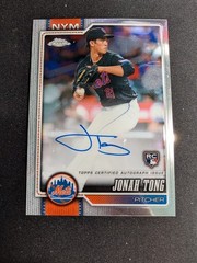2026 Topps Chrome Rookie AUTO Jonah Tong #RA-JTO