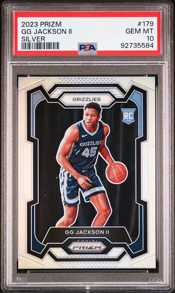2023 PANINI PRIZM SILVER PRIZM #179 GG JACKSON II PSA 10