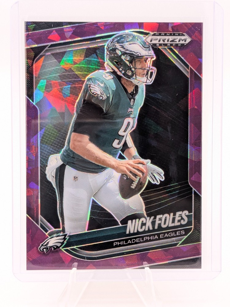 2025 Panini Prizm Black Nick Foles Purple Ice Prizm /149 #117