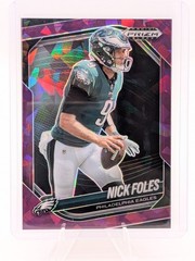 2025 Panini Prizm Black Nick Foles Purple Ice Prizm /149 #117