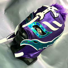 King Mysterio Semi professional Lucha Wrestling Mask Mascara luchador Purple