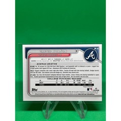 2024 Bowman Draft 1st Bowman #BD-74 Carter Holton Atlanta Braves Prospect