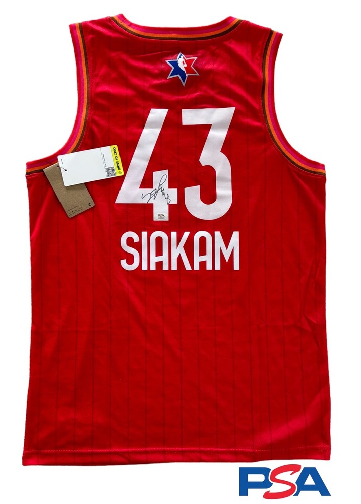 Pascal Siakam Signed Autographed 2020 NBA All Star Game Jersey Psa/Dna 1st ASG