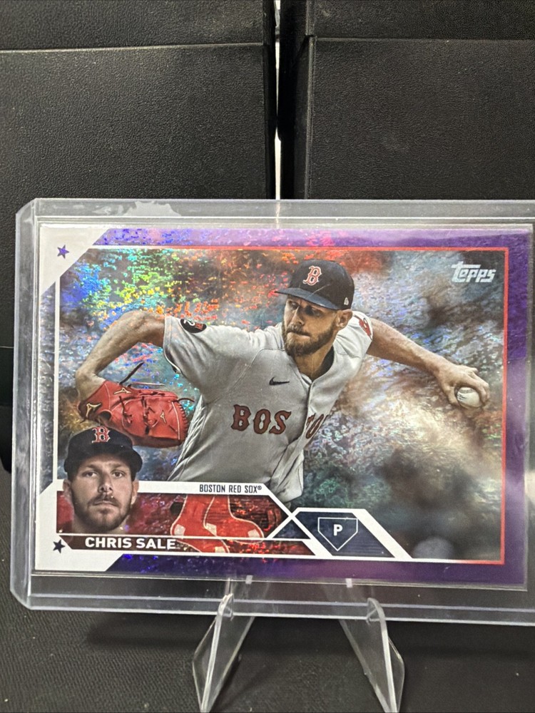 2023 Topps Series 1 Chris Sale Purple /799 Boston Red Sox