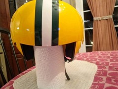 Green Bay Full Size Aviation Fighter Jet Helmet