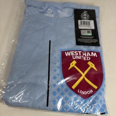 WEST HAM UNITED 2023 UEFA EUROPA CONFERENCE LEAGUE FINAL SHIRT PRAGUE Blue L