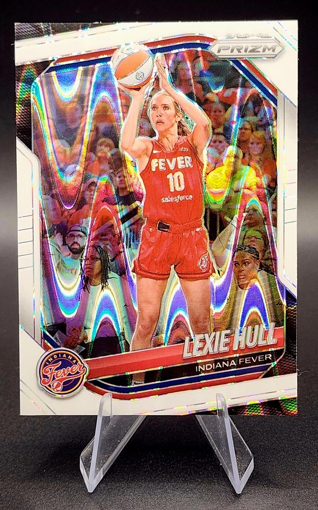 2025 Prizm WNBA Lexie Hull White Seismic Prizm #51 Indiana Fever