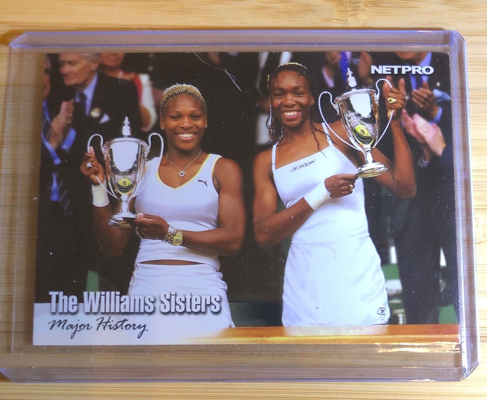 2003 Netpro Tennis The Williams Sisters #51 Venus Serena Williams Major History