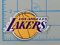 Los Angeles Lakers Peel Off Vinyl Decal Sticker UV Water Resistant