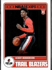 2023-24 Hoops Yellow Scoot Henderson #297