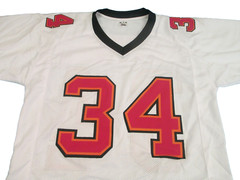 Dexter Jackson Tampa Bay Buccaneers Autographed Custom Jersey S B MVP JSA COA