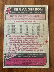 1977 Topps Mexican #235 Ken Anderson of the Cincinnati Bengals
