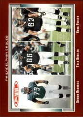 2006 Topps Total Red #413 Hank Fraley/Shawn Andrews/Trey Darilek – FB