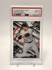 2016 Bowman&rsquo;s Best #TP-28 Aaron Judge Top Prospects PSA 10