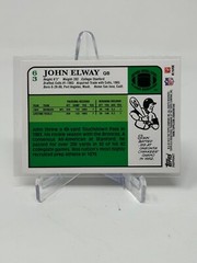 2012 Topps Football John Elway REPRINT Card #63