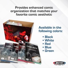 BCW Comic Dividers – 25 Pack Archival Polyethylene Plastic Dividers Organize