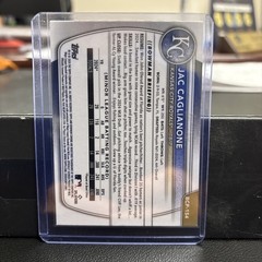 2025 Bowman Chrome – Prospects Jac Caglianone #BCP-154 Laser Refractor (RC)