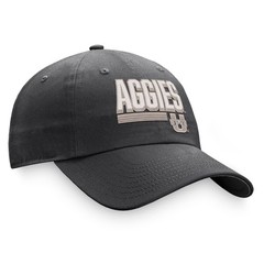 Men&rsquo;s Top of the World Charcoal Utah State Aggies Slice Adjustable Hat