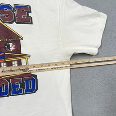 Florida Gators FSU Seminoles Shirt Mens Large White NCAA Football House Divided