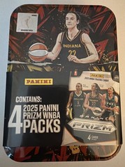 Caitlin Clark 2025 WNBA Panini Prizm Packs Collectible Tin Brand New Sealed