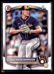 2025 Bowman Draft Paper 1st Jacob Morrison Brewers BD-42 5 card lot