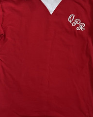 Queens Park Rangers Retro Football Shirt Mens Small QPR Toffs Red Away Vintage