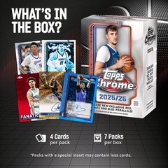 2025-26 Topps Chrome Basketball – Factory Sealed – Value Box