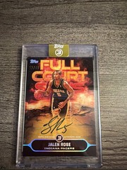 2025-26 Topps 3 Jalen Rose Full Court Signs Auto 17/49