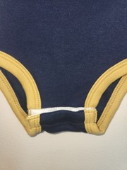 Baby 3-6 Months NBA New Orleans Pelicans Bodysuit Navy Blue Gold NWOT