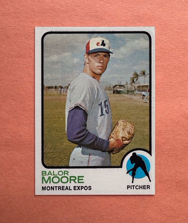 1973 Topps Balor Moore NM 211 Montreal Expos