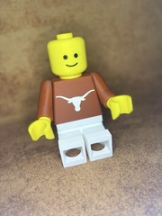 Texas Longhorns 8” LEGO Mini Figure Custom 3D Printed Any Team Any Logo Man Cave